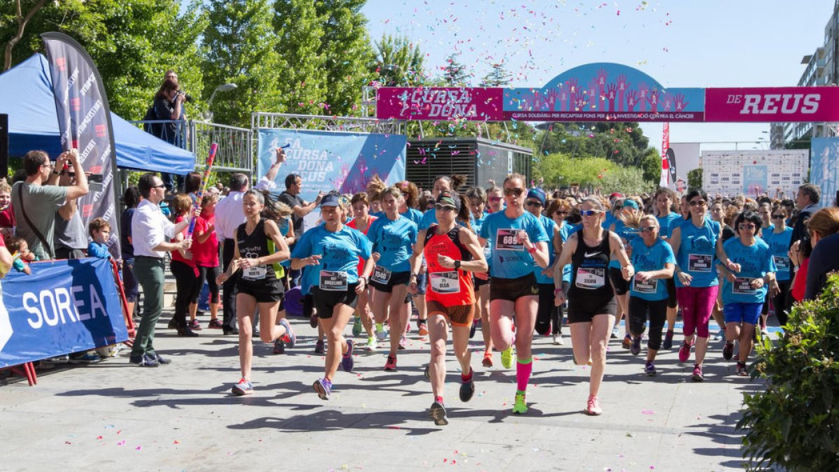 Èxit de participació a la Cursa de la Dona