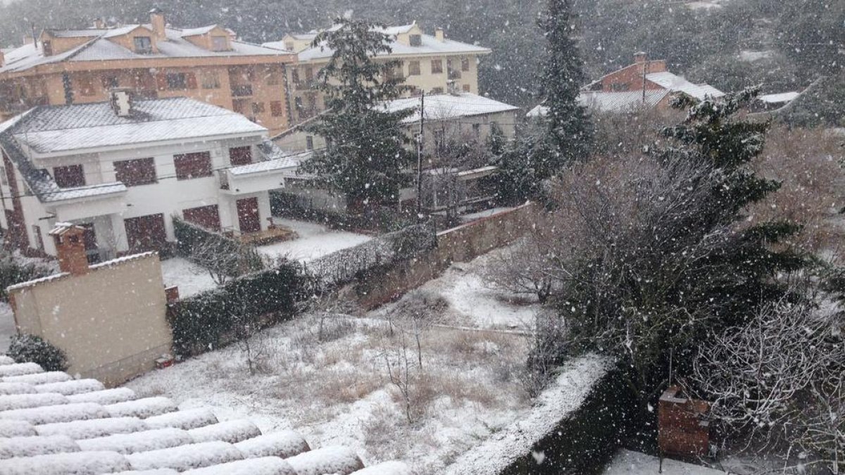 Neva a les munyanes de Prades