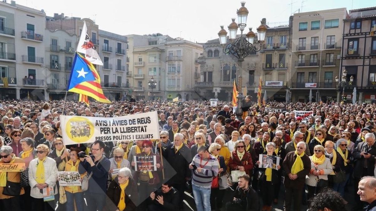 Concentració per la vaga general a Reus (II)