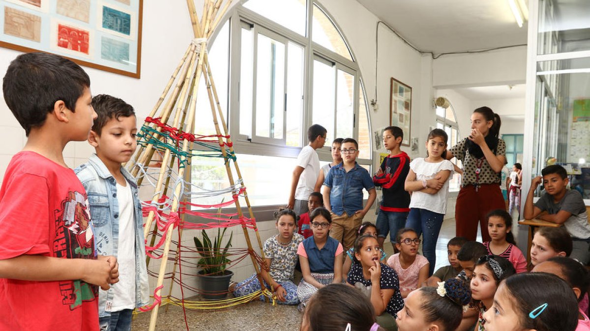 Exposició 'Arquisteam' a l'Escola Marià Fortuny