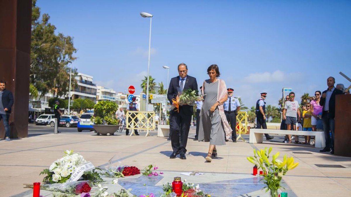 Cambrils homenajea a las víctimas de los atentados dos años después