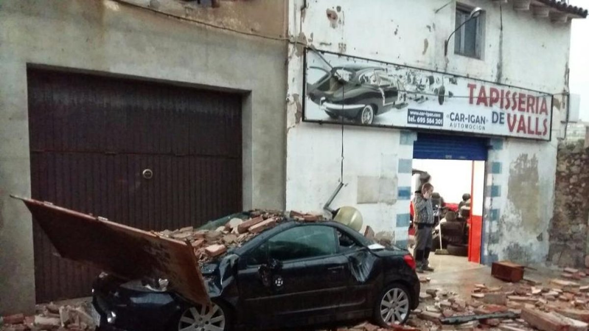 Les imatges de les conseqüències de la tempesta