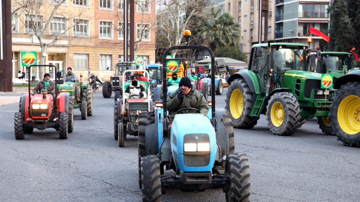 Marcha campesina en Tarragona