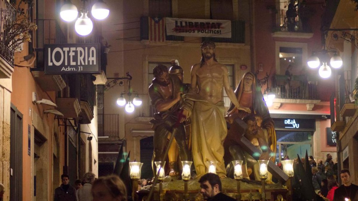 Suspendida la procesión de la Soledat por las condiciones meteorológicas