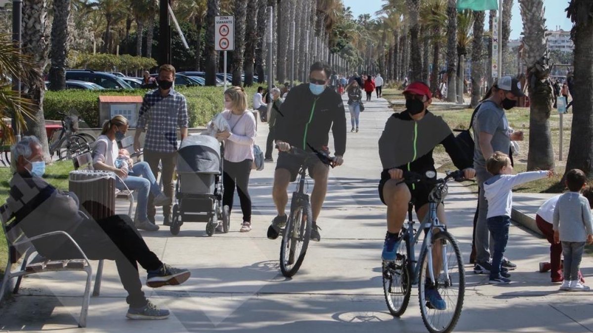 Dia de la mona a la platja Llevant de Salou