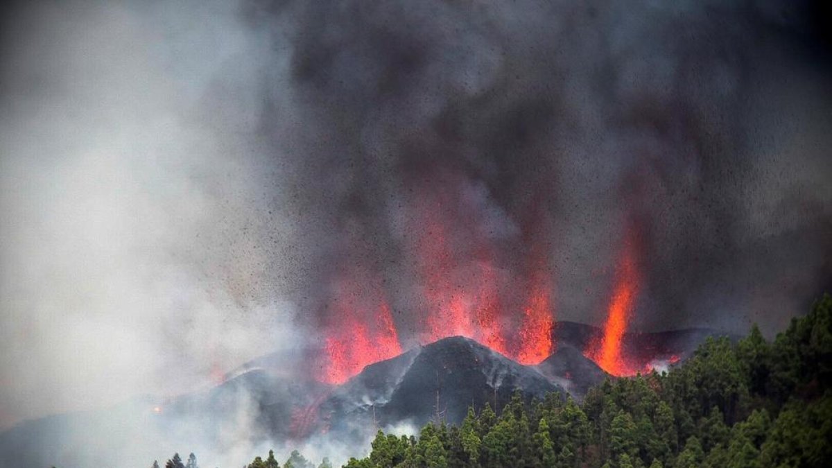 La erupción volcánica en La Palma