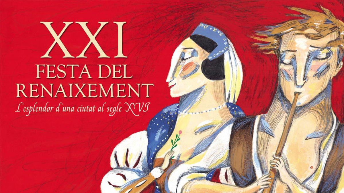 El cartel de la XXI Festa del Renaixement de Tortosa, inspirado en una historia de amor