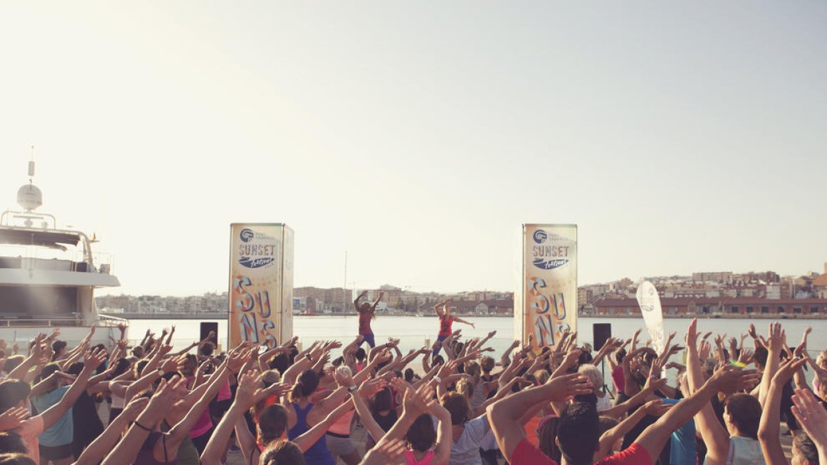 Master Class de Zumba en el Port Tarraco Sunset Festival