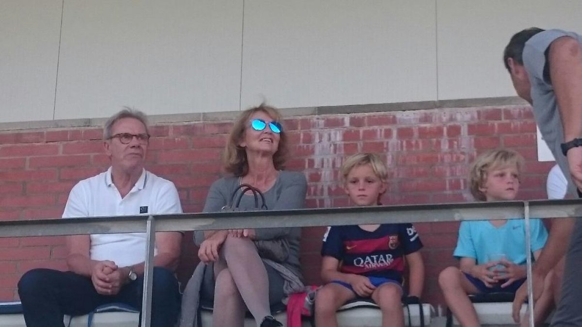 La viuda de Cruyff, en el Morell