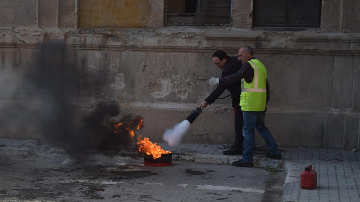 Tarragona 2018 aprèn a apagar focs