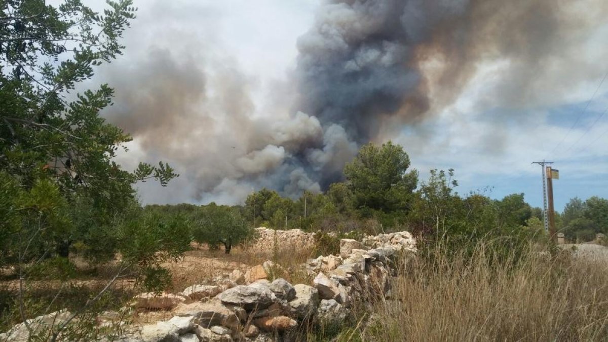 Incendio Puebla Montornès