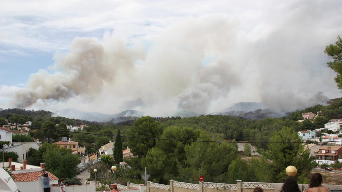 Montornès, actiu, incendi, Pobla, Bombers, forestal