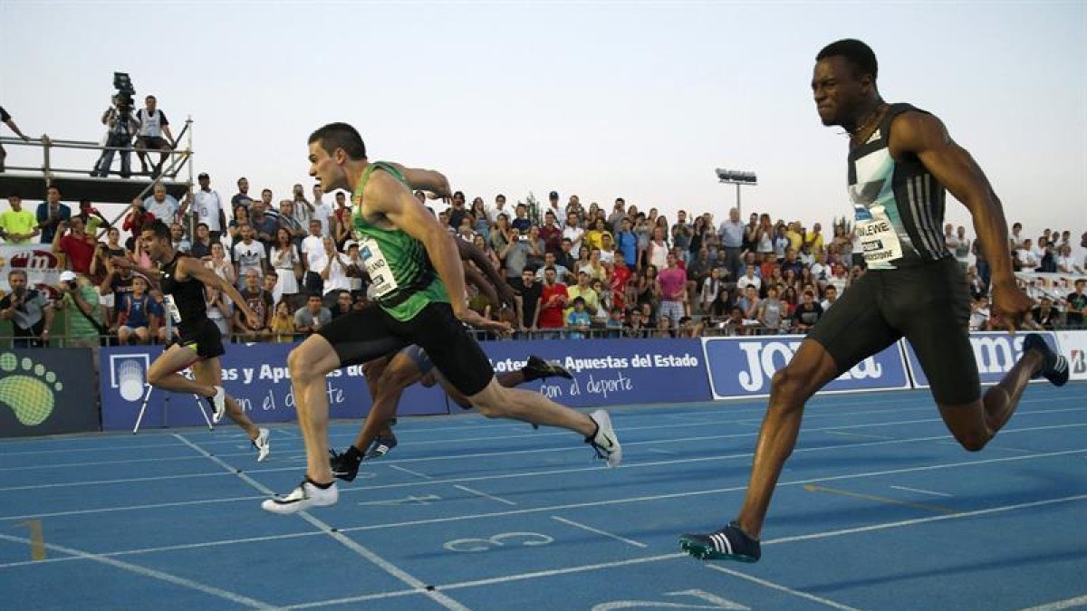 Hortelano es fa amb l'or en els 200 metres llisos