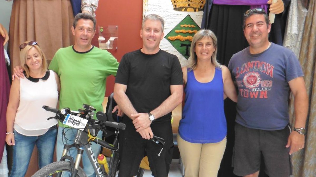 Un veí dels Pallaresos recorrerà Europa en bicicleta per recollir fons per l'Esclerosi Múltiple