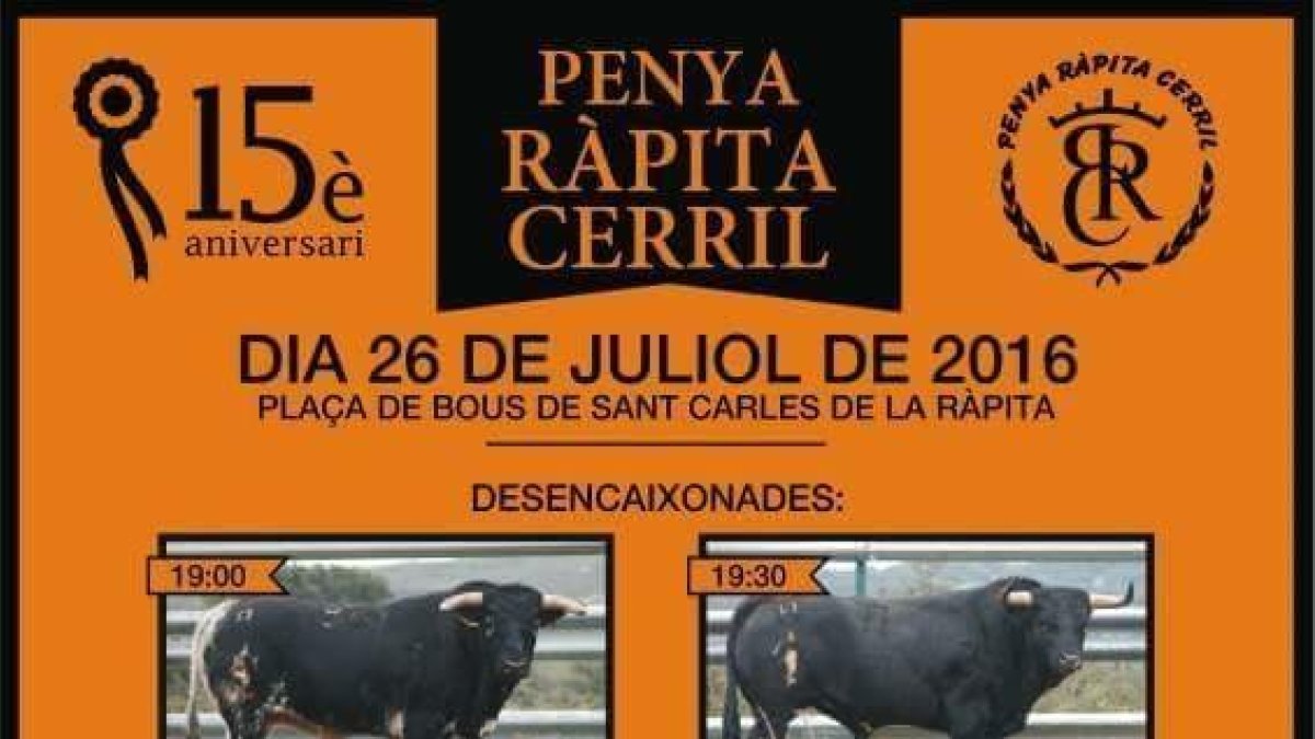 Un ferit per una cornada a les festes taurines de Sant Carles de la Ràpita
