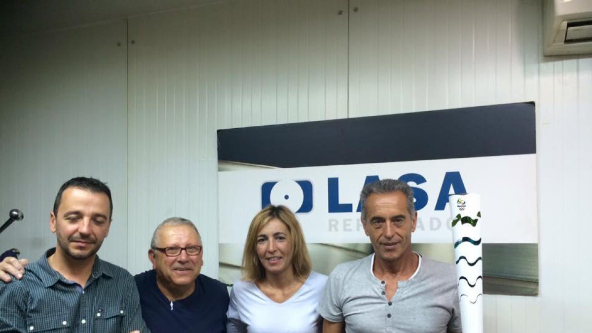 Las antorchas olímpicas se hacen en Calafell