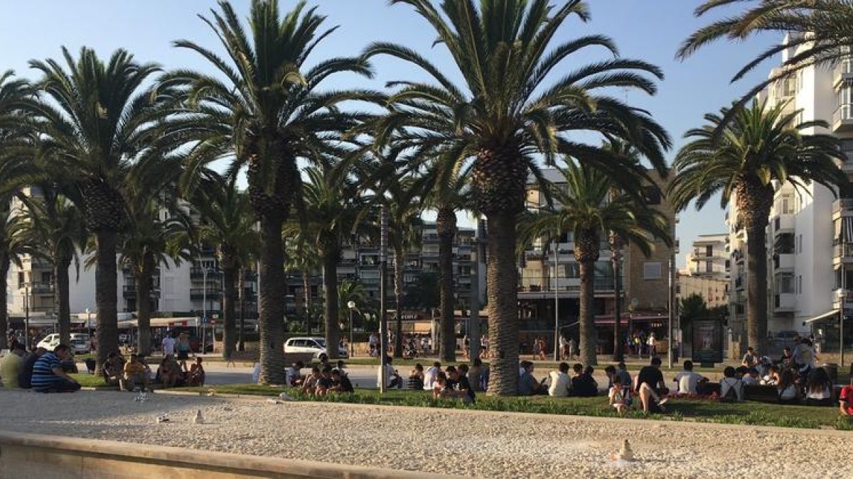 La caza de Pokémons une a los turistas en la 'zona mágica' del paseo Jaime I