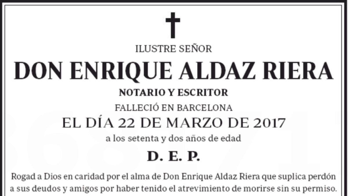 Un notario promete no volver a morirse sin permiso