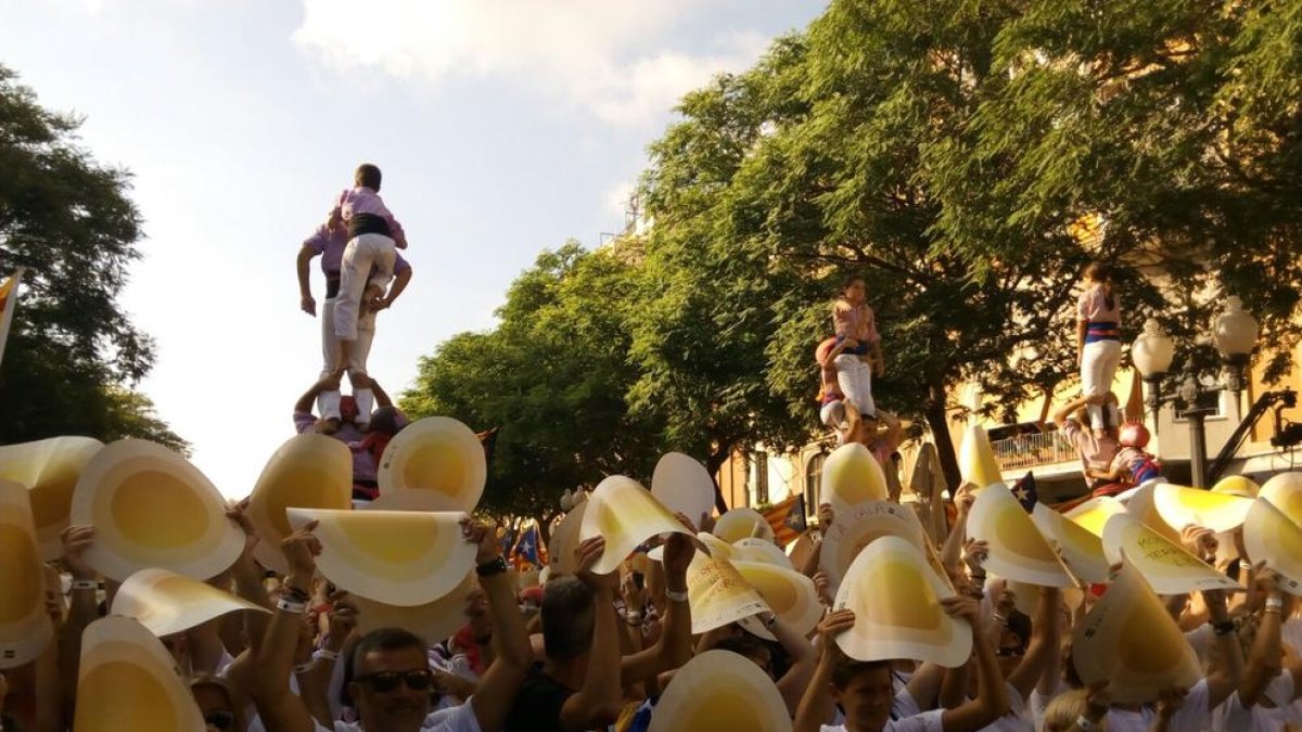 La Diada moviliza 110.000 personas en Tarragona