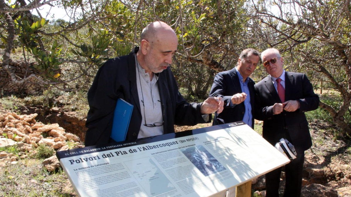 visita, Consorci d’Aigües de Tarragona (CAT), línia, fortificació, projecte, polvorí, defensiva, ruta, Vandellòs i l’Hospitalet de l’Infant