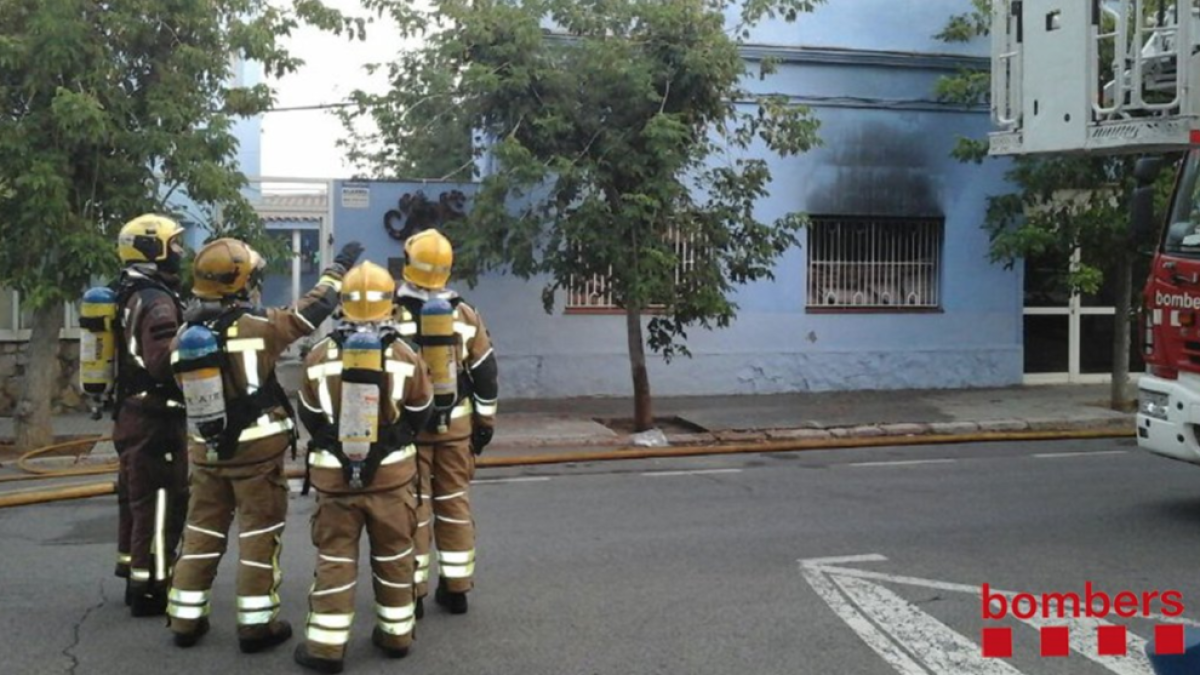 Un incendio quema un aula de un jardín de infancia de Reus