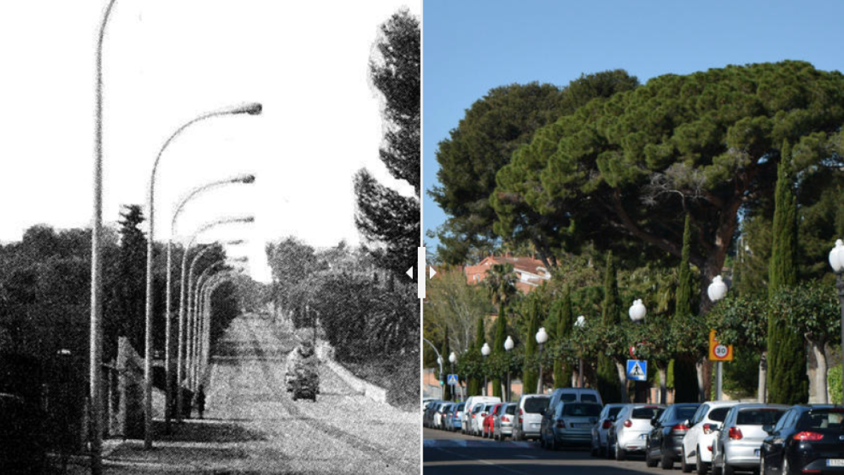 L'abans i ara de la Via Augusta