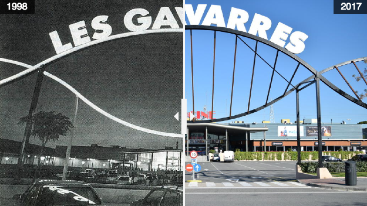 Mira l'abans i ara de Les Gavarres