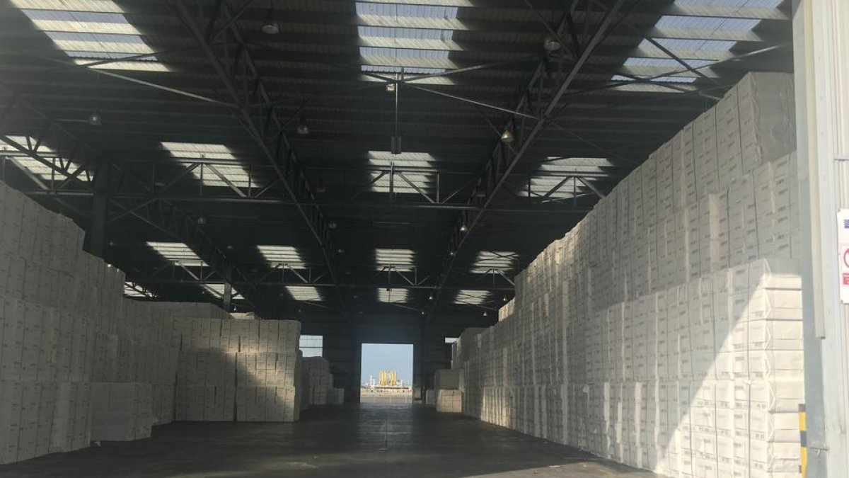 El Port de Tarragona rep la major quantitat de pasta de paper de la seva història
