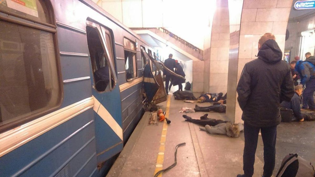 S'eleven a 14 els morts en atemptat contra el metro de Sant Petersburg