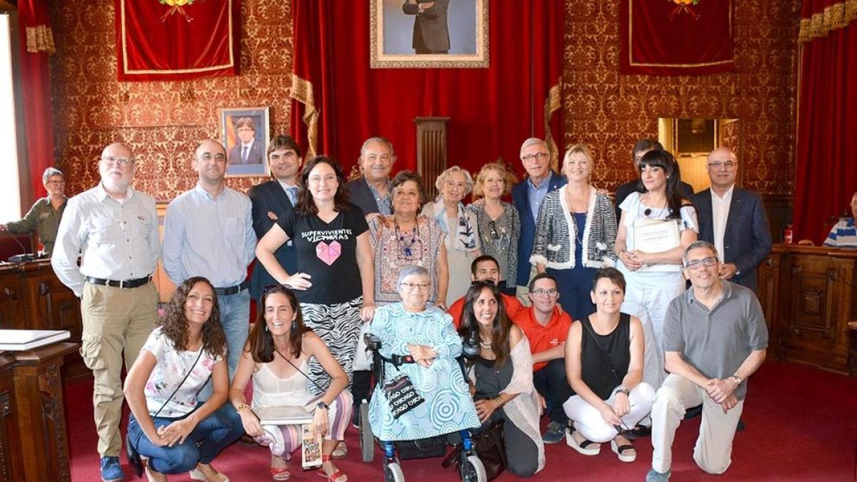 Recepción oficial en el Ayuntamiento de los premiados del Ones Mediterrània