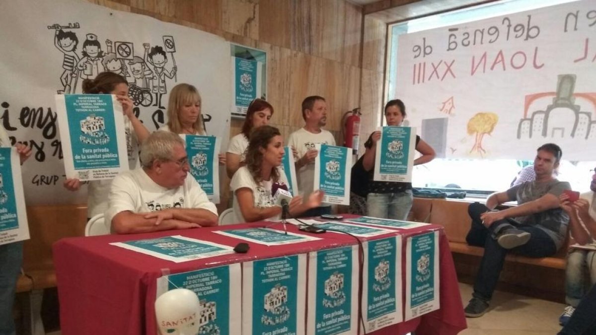 Jornada de lluita i tancada en defensa d'una sanitat pública i accessible a Tarragona