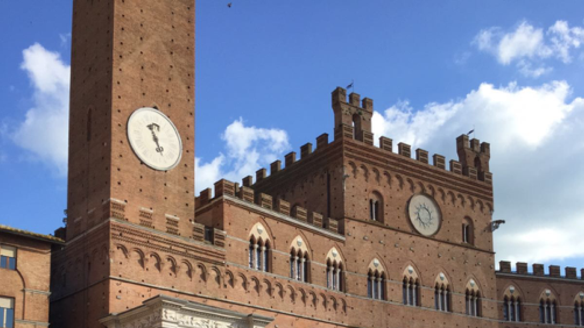 «En Siena, cada día se come pasta y se cena pizza»