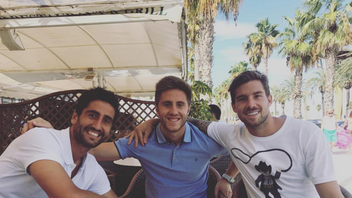 El grana Gaztañaga, amb Íñigo Martínez i Markel a la Pineda