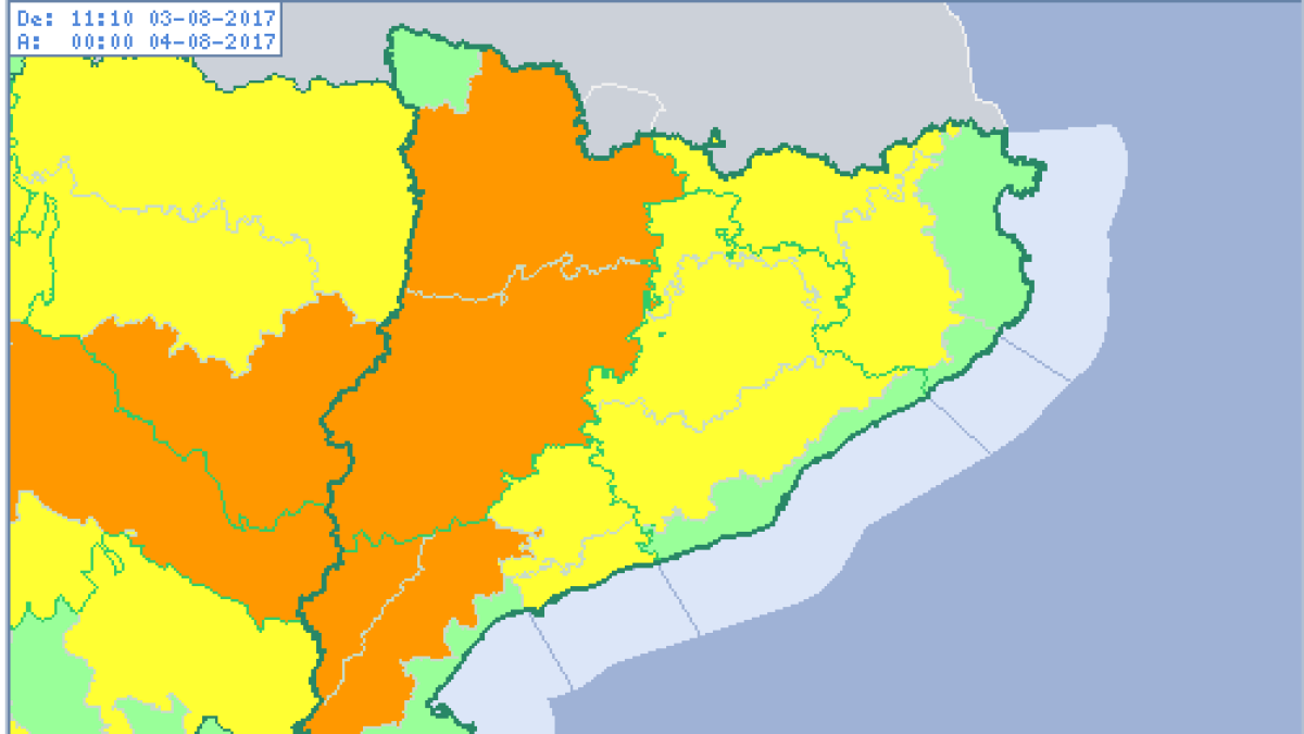 Tarragona, en alerta naranja por altas temperaturas