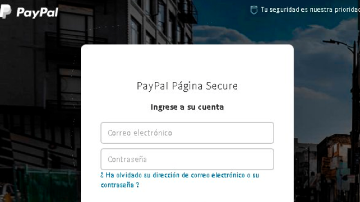 Detecten una web que simula ser PayPal per robar dades bancàries