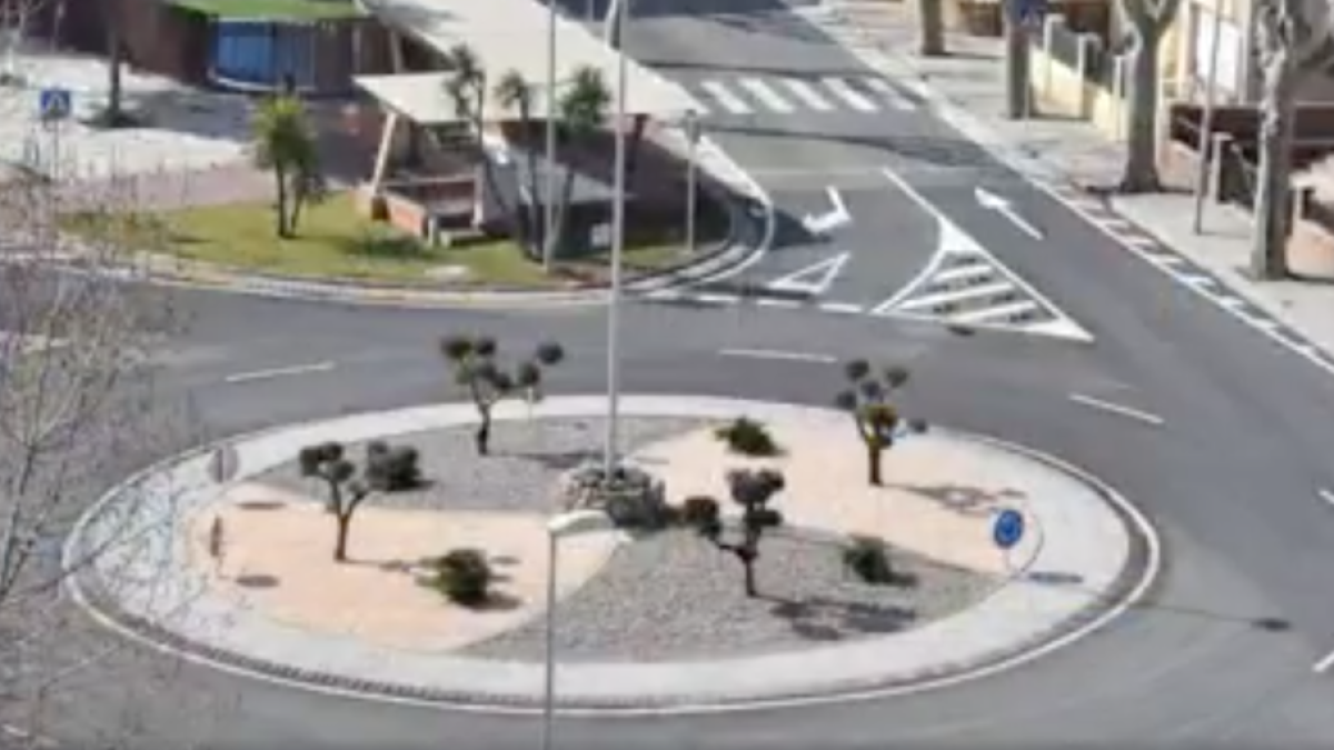 Un vídeo muestra la evolución de las obras de la rotonda de Miramar