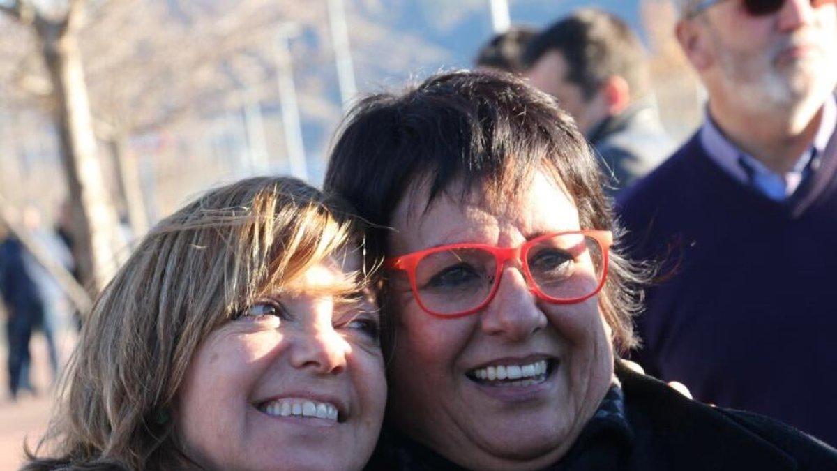 Balsa|Alberca y Borràs salen de la prisión d'Alcalá-Meco