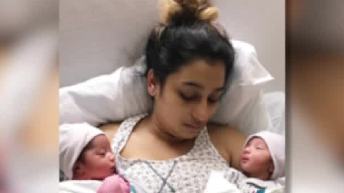 Mor el dia del funeral del seu marit i després de donar llum a bessons