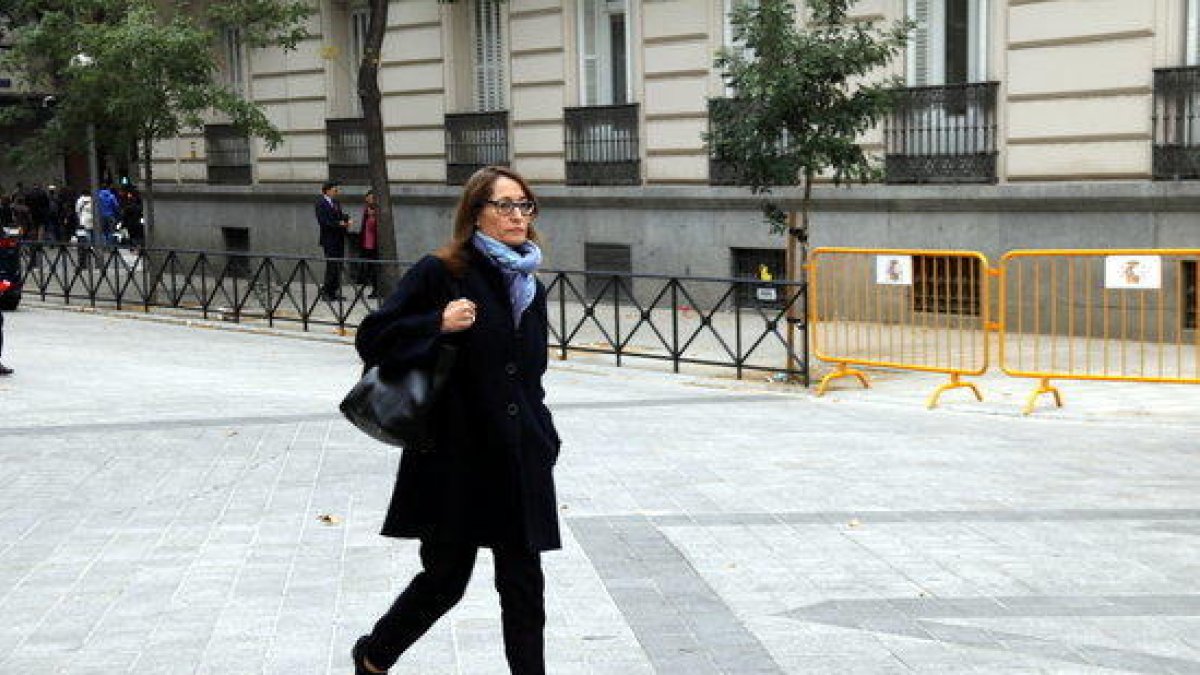 Els advocats de Sànchez i Cuixart arriben a l'Audiència Nacional per a la vista sobre els recursos contra l'ordre de presó