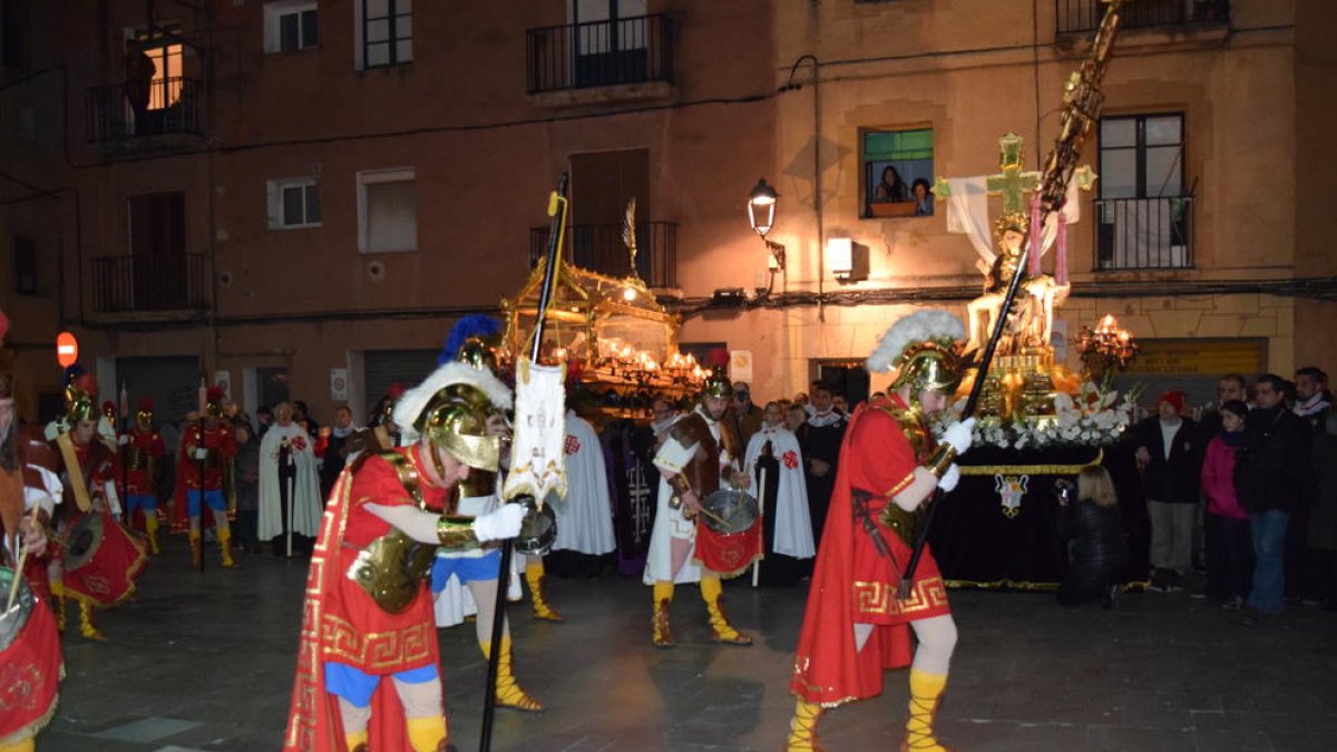 La dels pagesos, una de les processons més íntimes pels carrers de la Part Alta