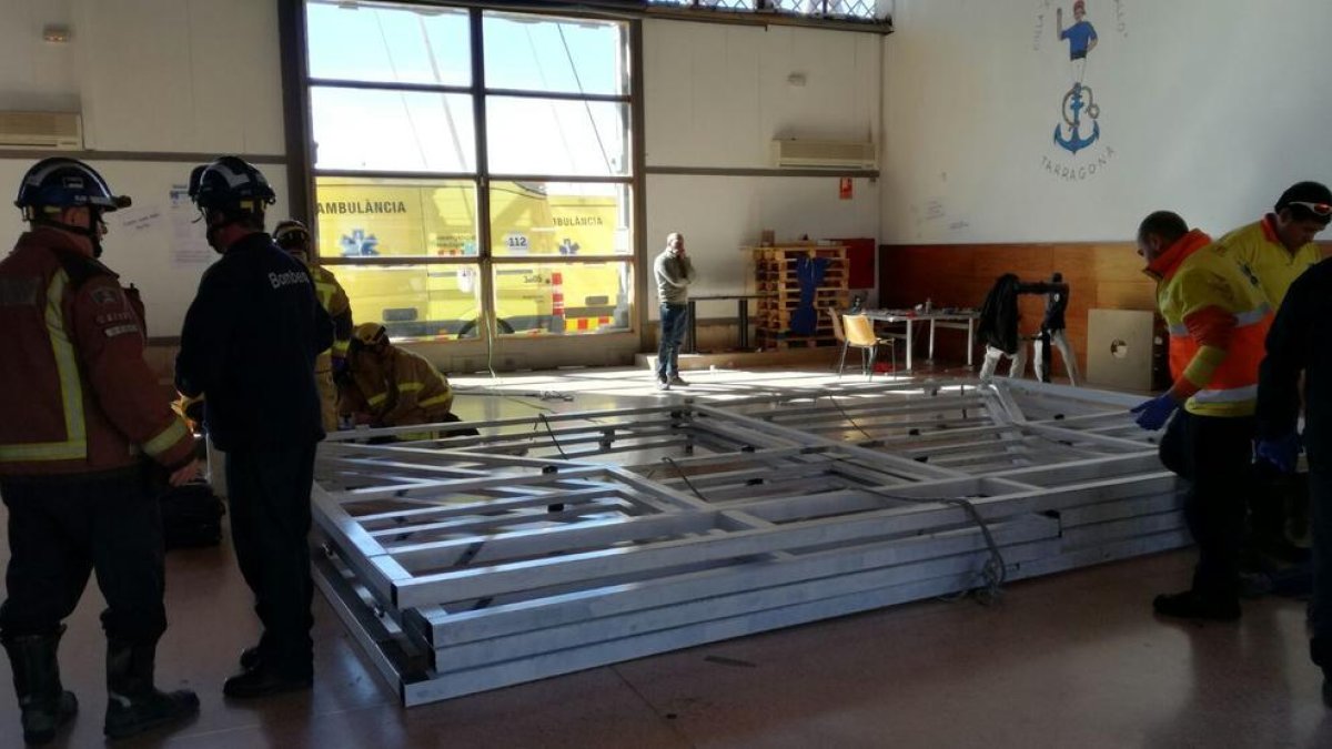 El mundo casteller dice el último adiós a Jordi Calatayud hoy en el Tanatorio