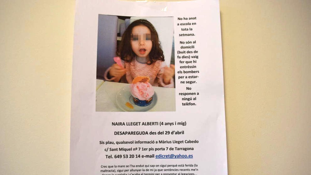 La niña presuntamente secuestrada por su madre estaba de vacaciones
