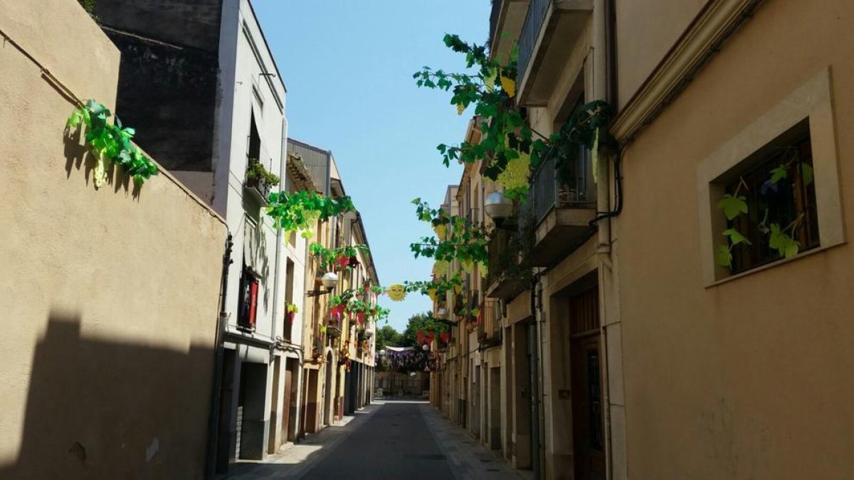 El carrer de l'Hort de Vila-seca, el millor guarnit durant la Festa Major