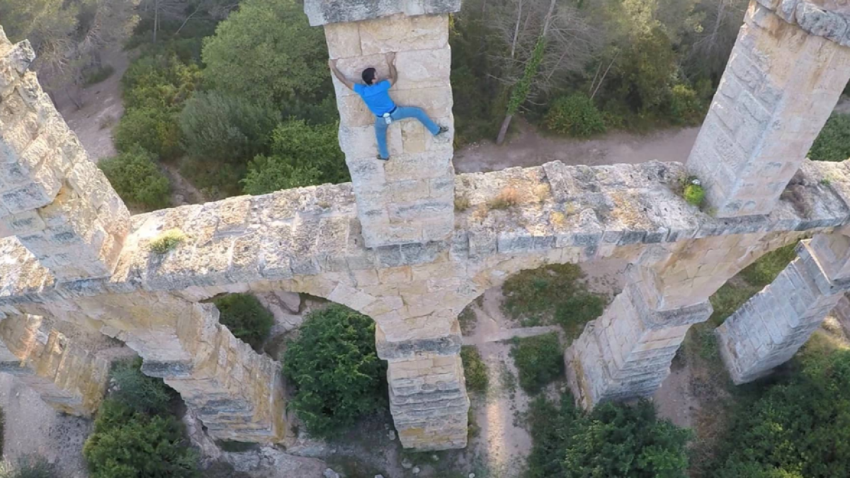Vía abierta en el Pont del Diablo