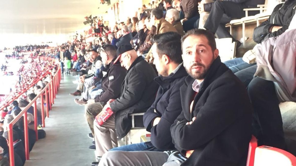 Pablo Machín espía en el Nàstic