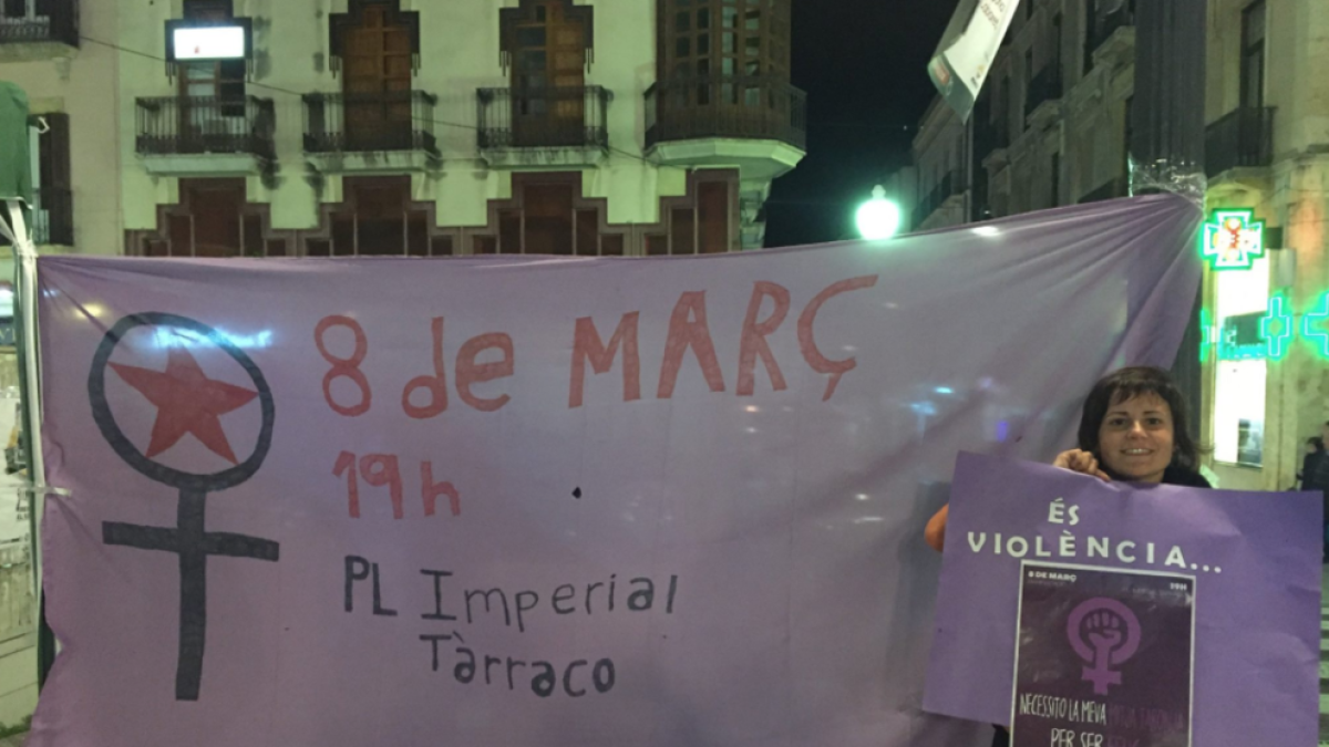 Un pilar femení per reivindicar els drets de les dones aquest 8 de març