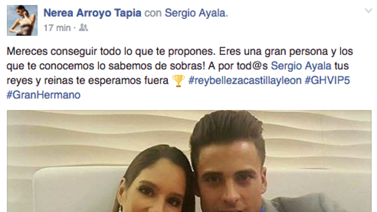 La modelo más guapa de Cataluña da apoyo a uno de los nuevos concursantes de Gran Hermano Vip