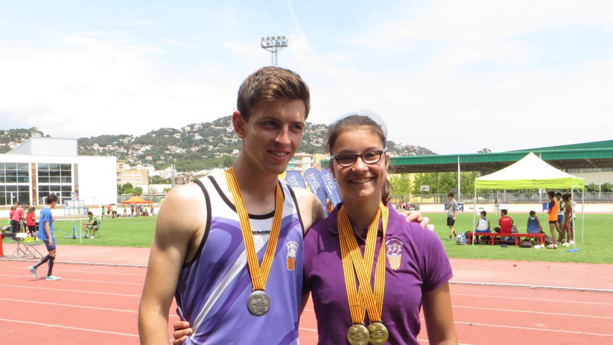Mireia López, del Club Atletismo Tarragona, bicampeona de Cataluña