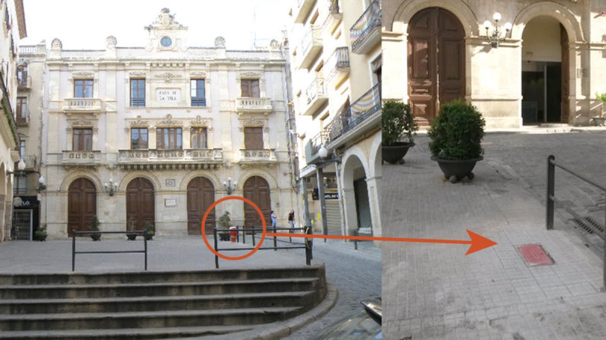 Un obstáculo menos para los castells en la plaza del Blat de Valls