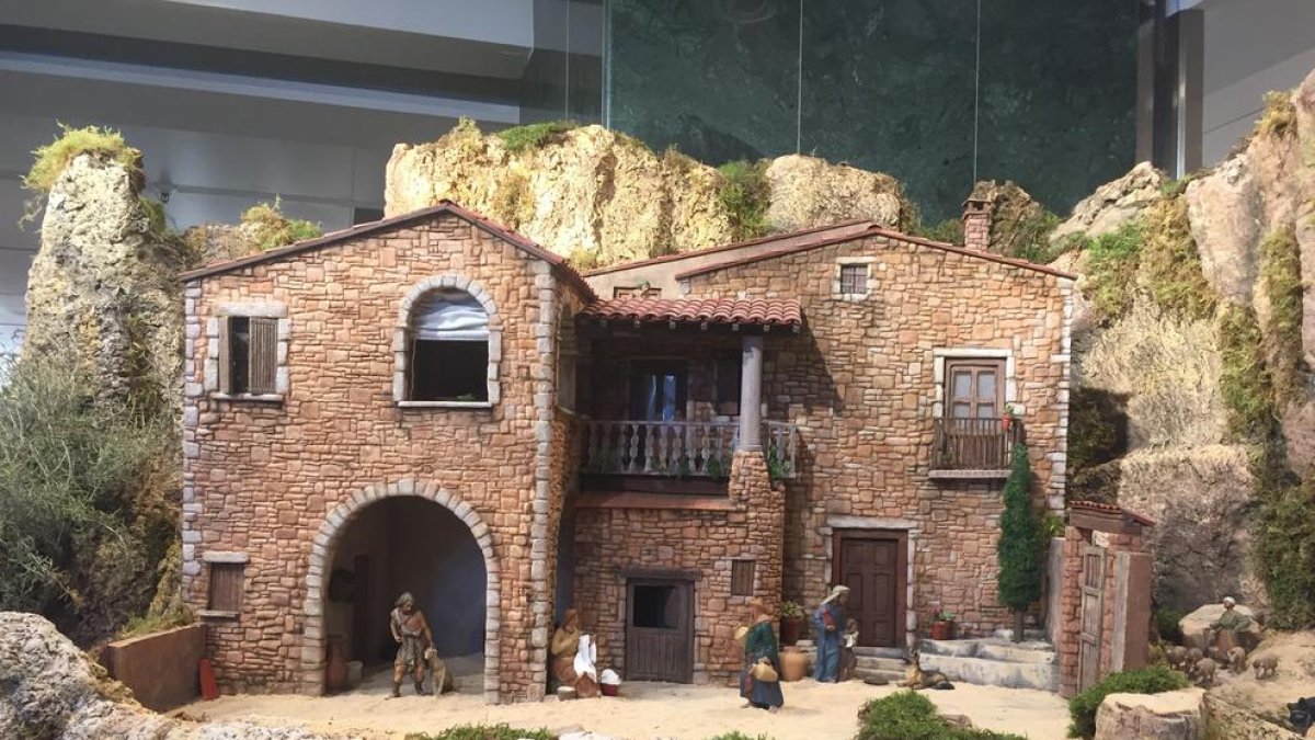 Un gran pessebre a El Corte Inglés